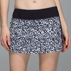 𝅺lululemon Pace Rival Skirt II Brushed Animal